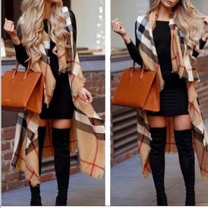 ⭐️Must have long plaid vest!!!!